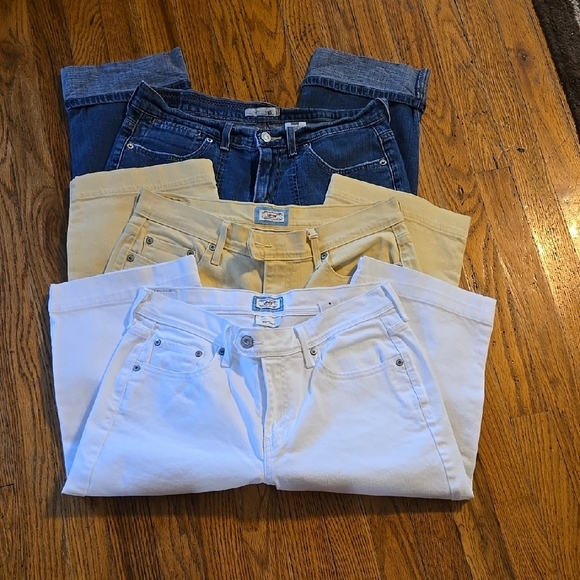 Levi's Pants - 3 Pair Levi's 515 Capri 8